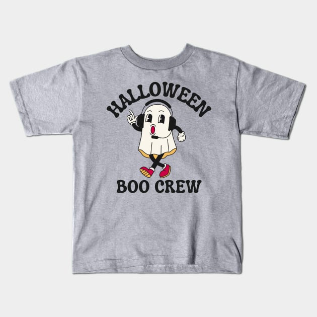 Funny Halloween Dispatcher Boo Crew Kids T-Shirt by Shirts by Jamie